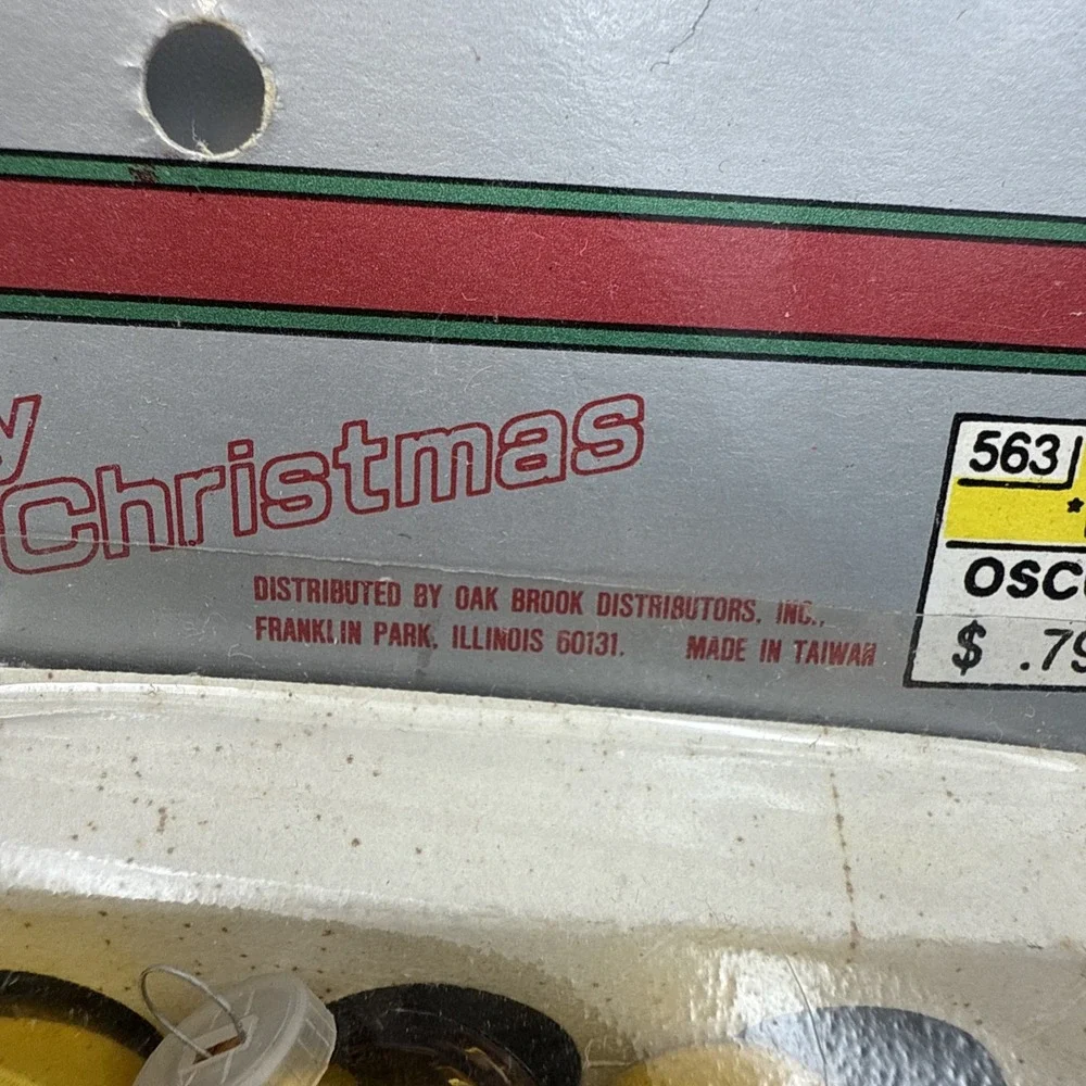 Vintage Miniature Glass Ball Ornaments -‎ 11ct - Sealed, One Broken Taiwan